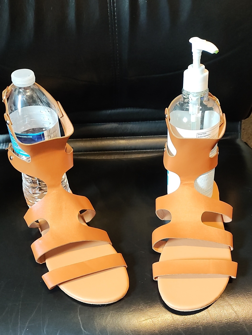 Women's Tan Strappy Sandals - Classic Summer Style